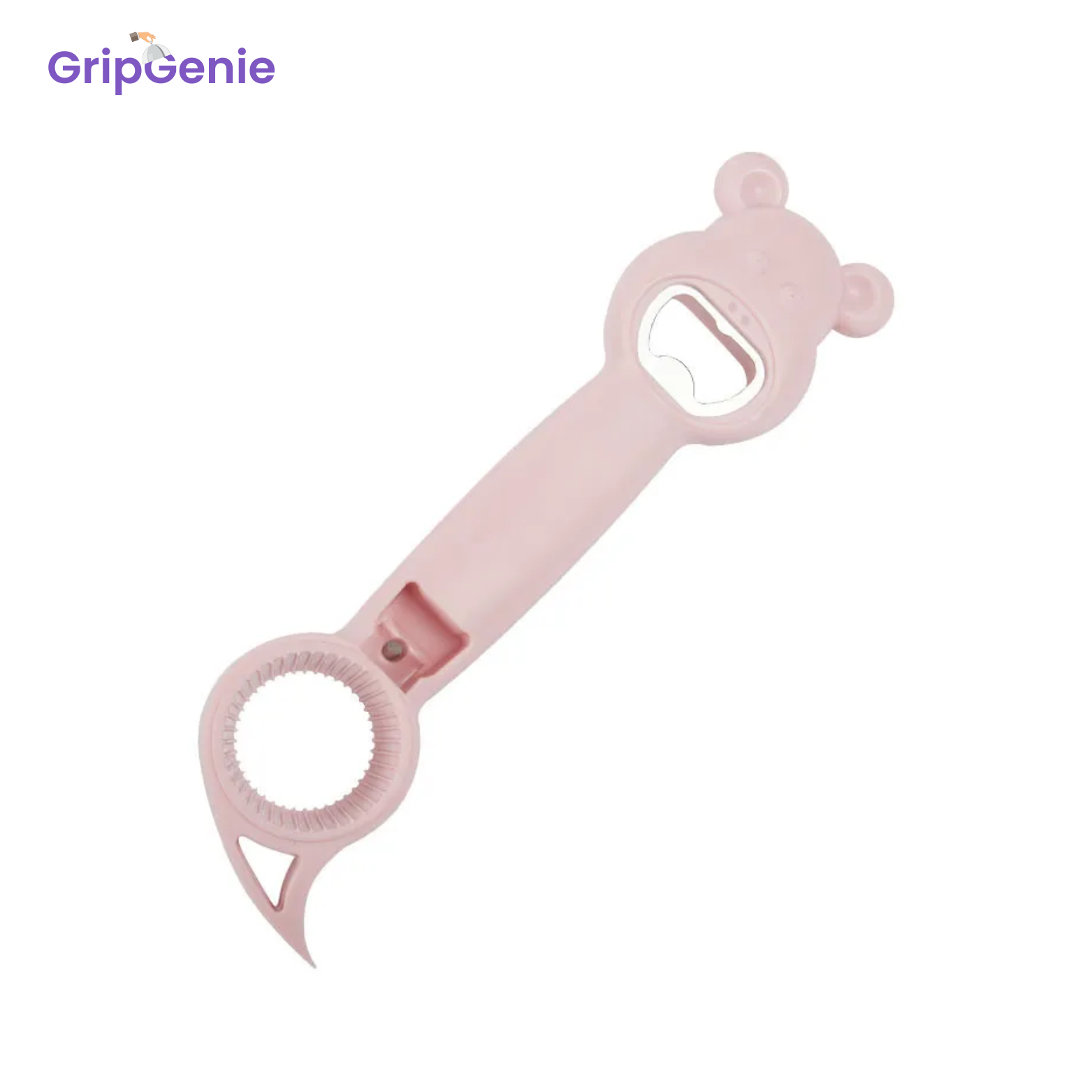 GripGenie 4 in 1 Flesopener - 1+1 GRATIS