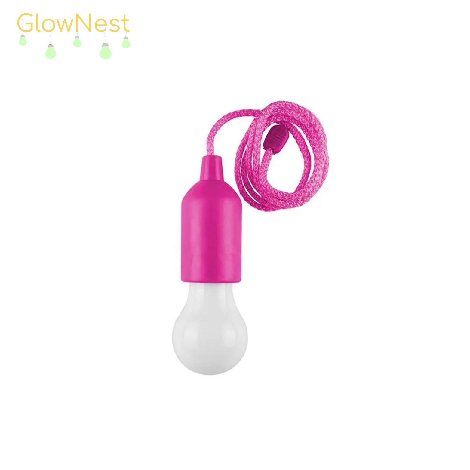GlowNest LED Draadloze Trekkoordlampen
