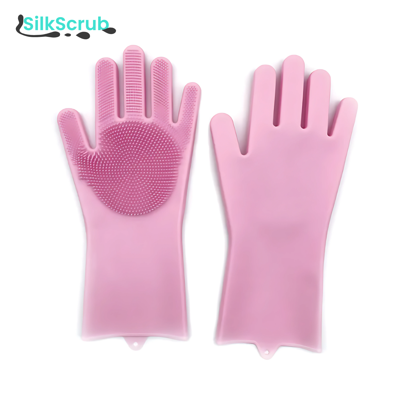 SilkScrub Silicone Schoonmaakhandschoenen