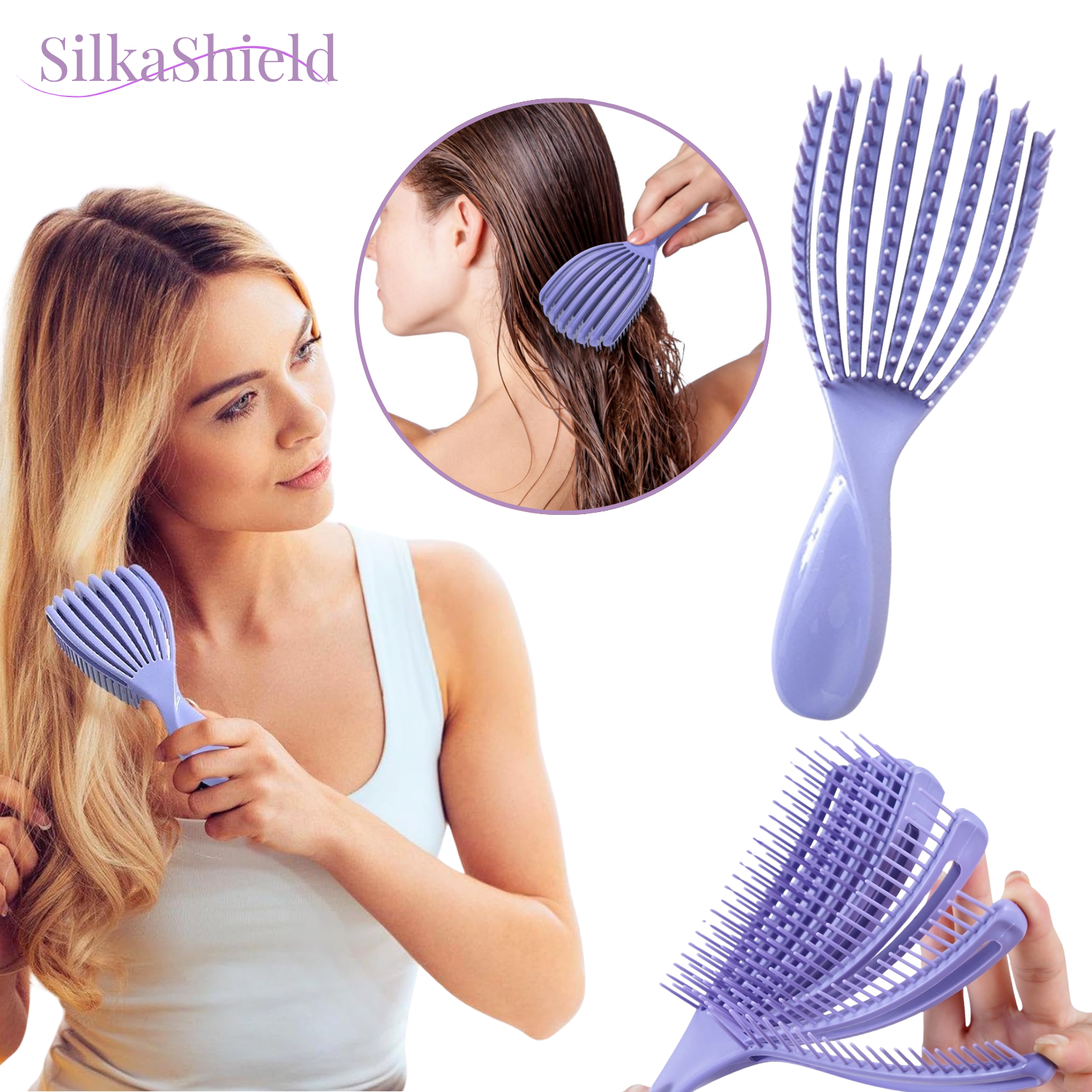 SilkaShield Ontwarrende Haarborstel