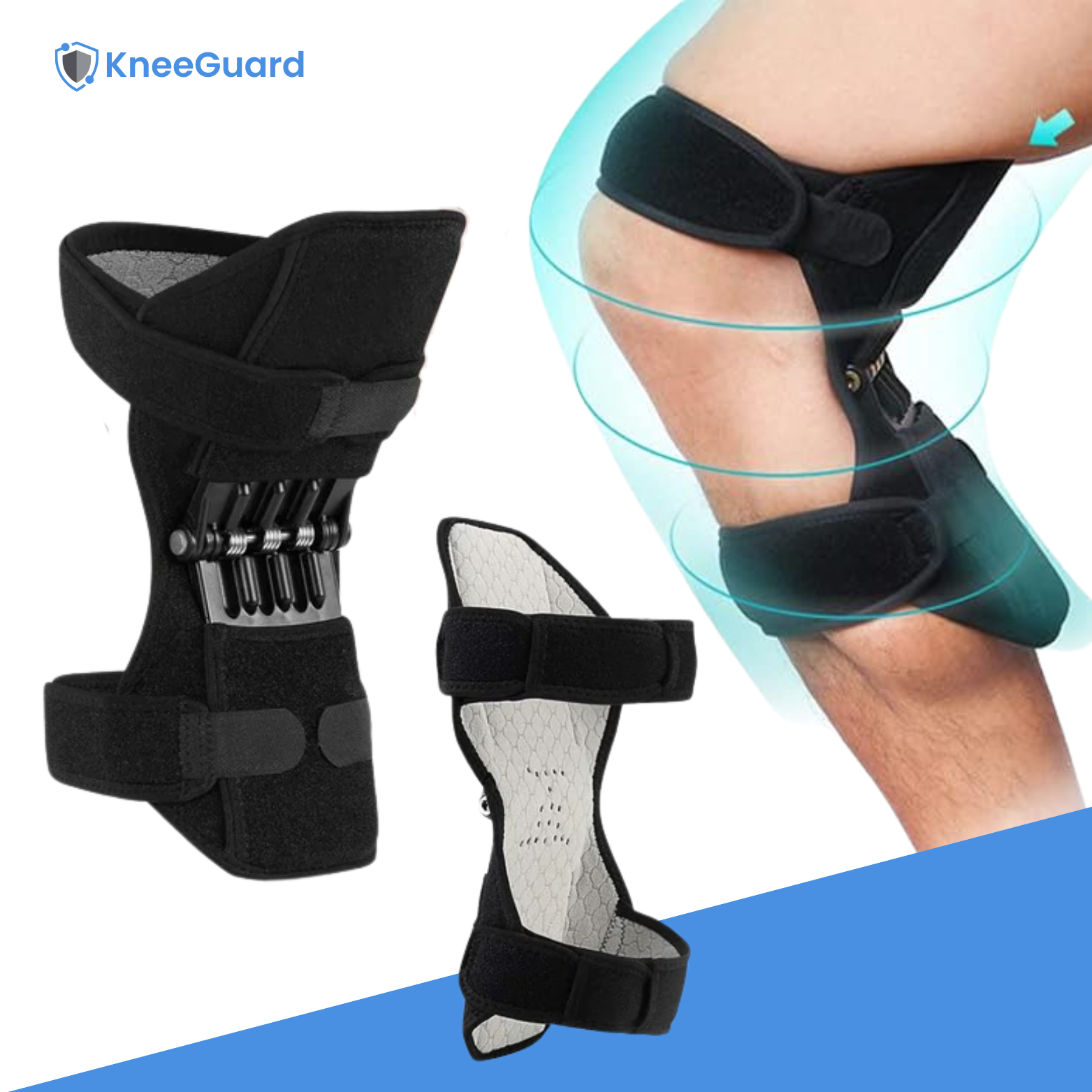KneeGuard Scharnierende Kniebrace - 1+1 GRATIS