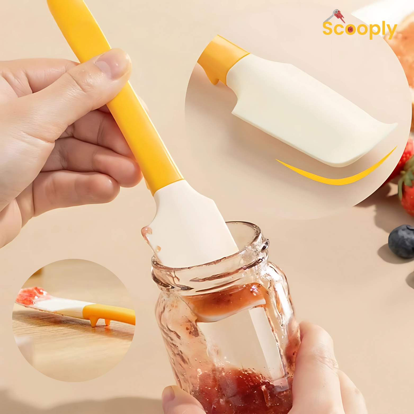 Scooply Smeerspatel met Blikopener - 1+1 GRATIS