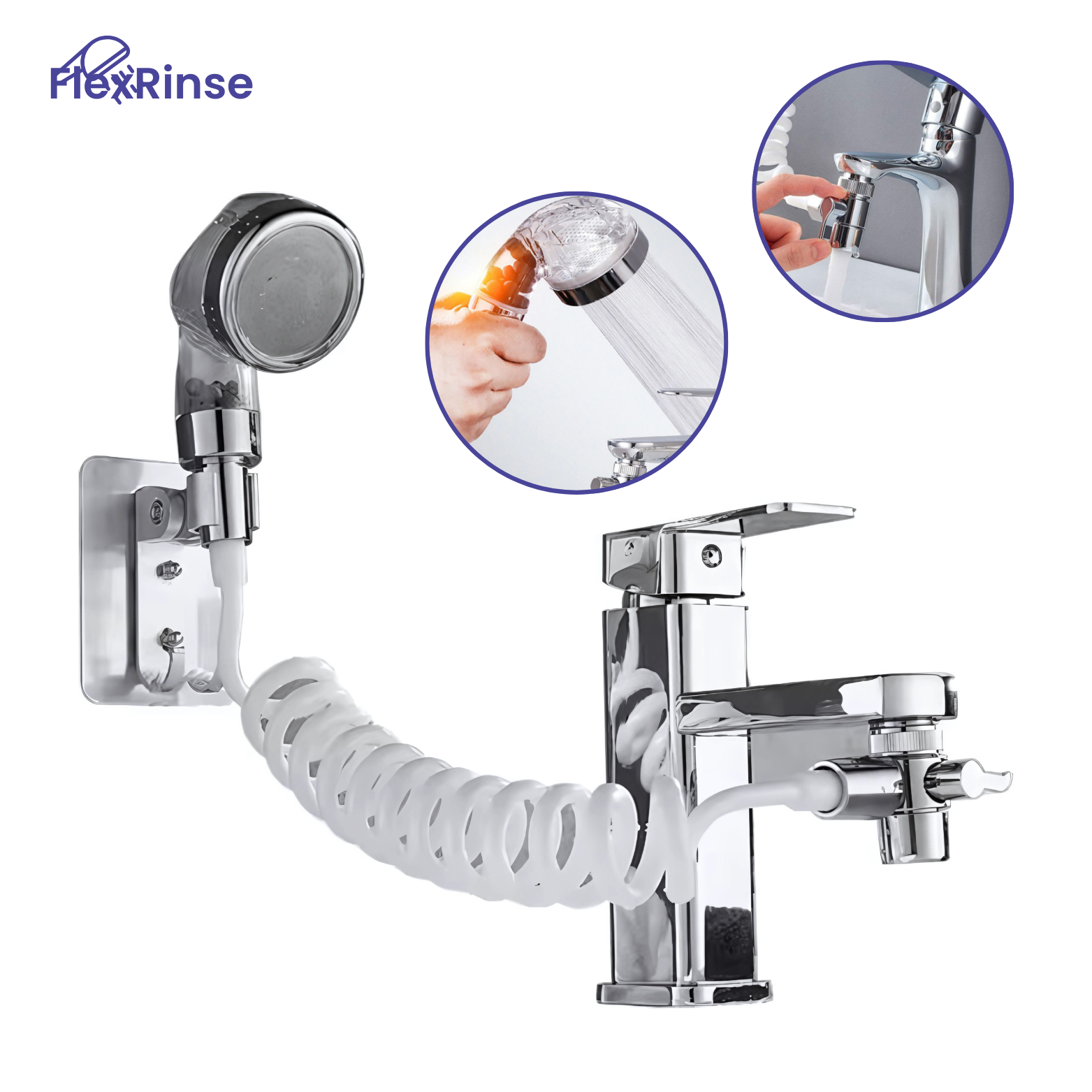 FlexRinse Wastafel Handdouche Set