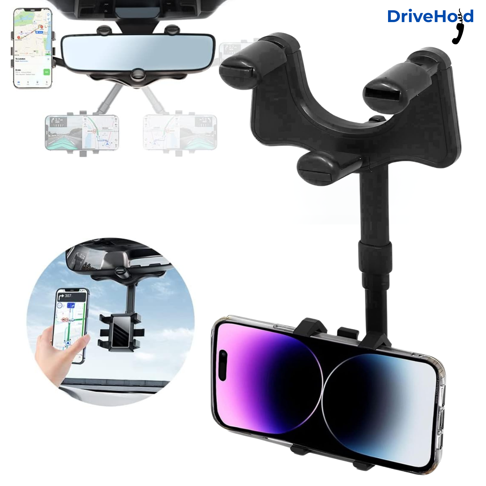 DriveHold 360° Telefoonhouder Auto