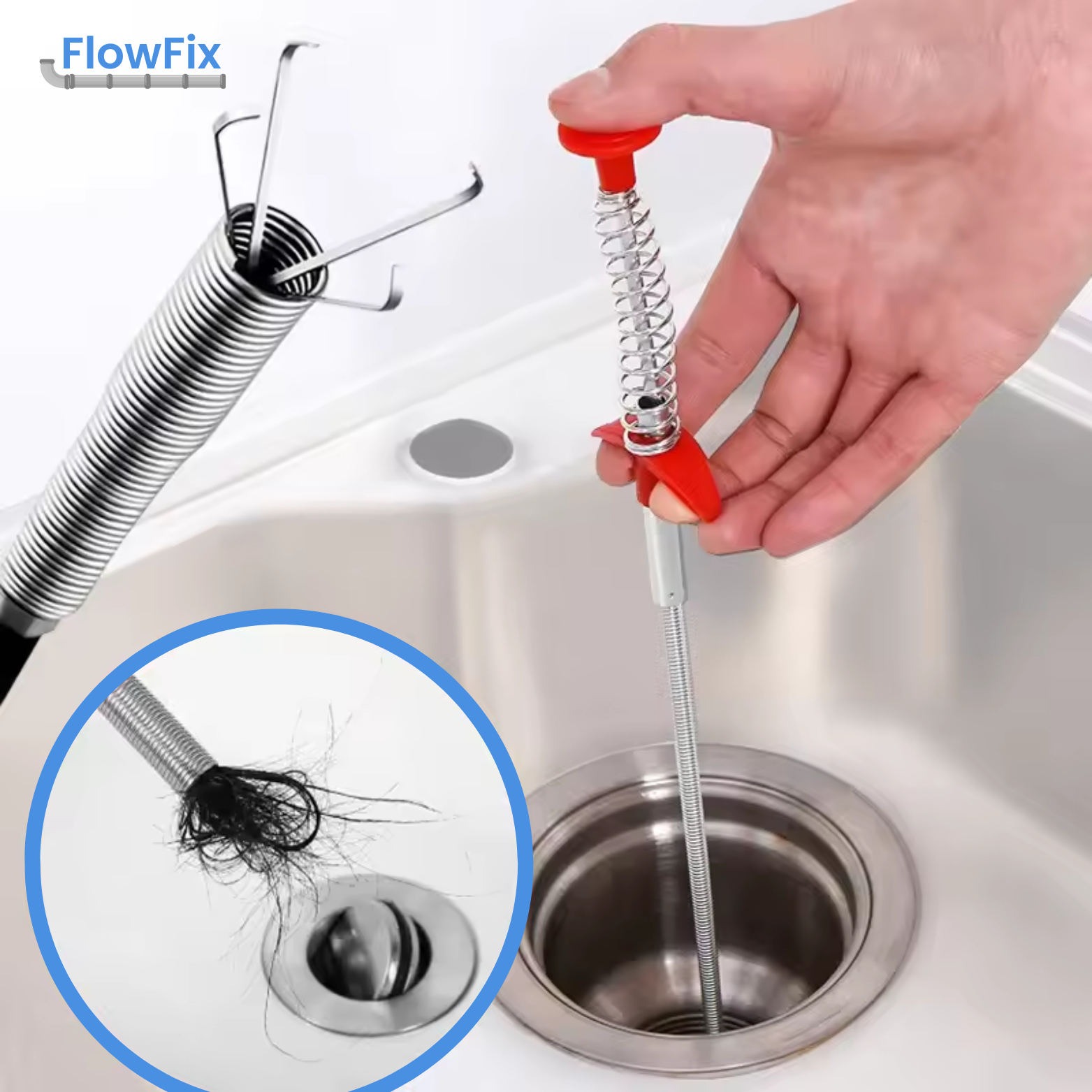 FlowFix Multifunctionele Ontstoppingsveer