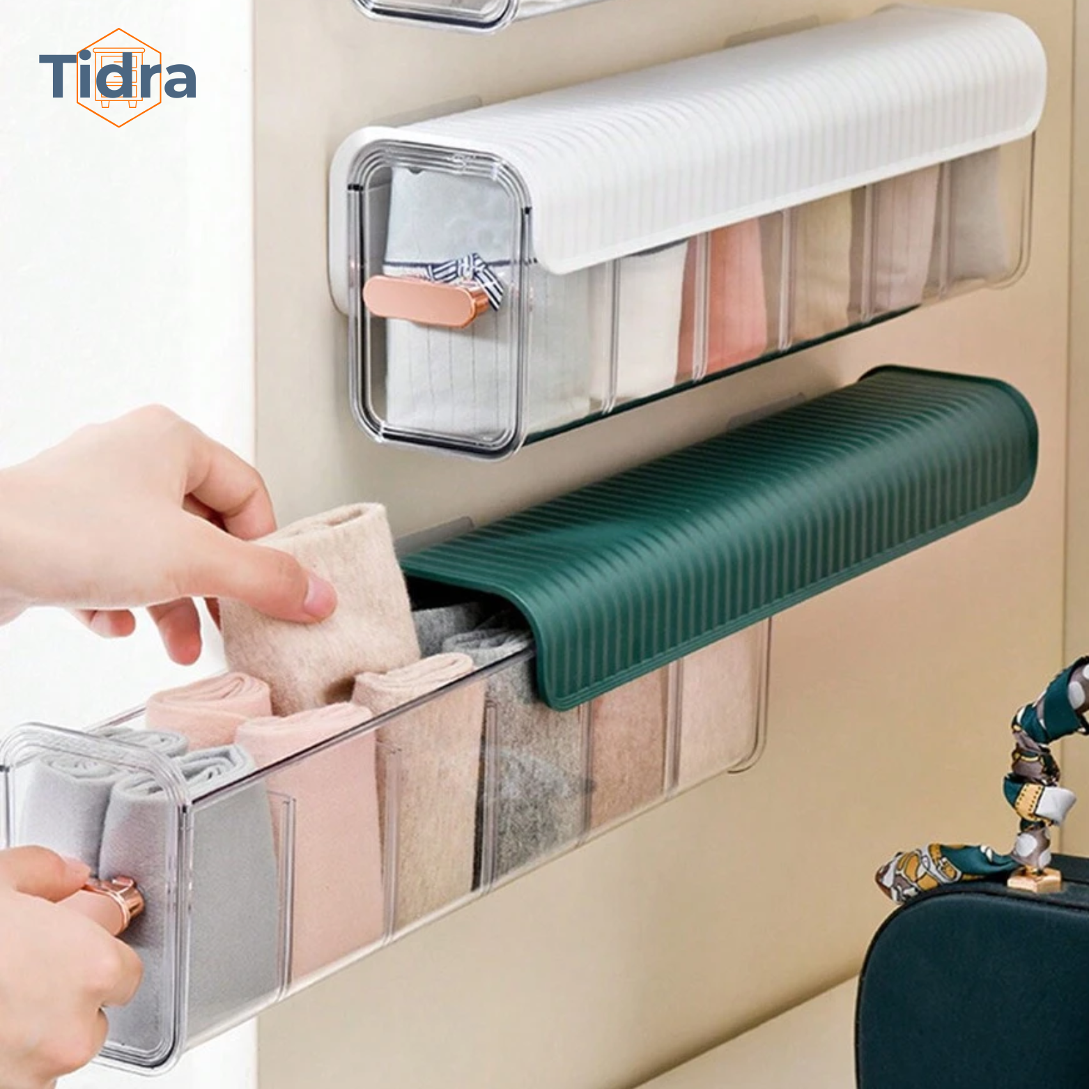 Tidra Kast Organizer – 6-Vaks Opbergvak