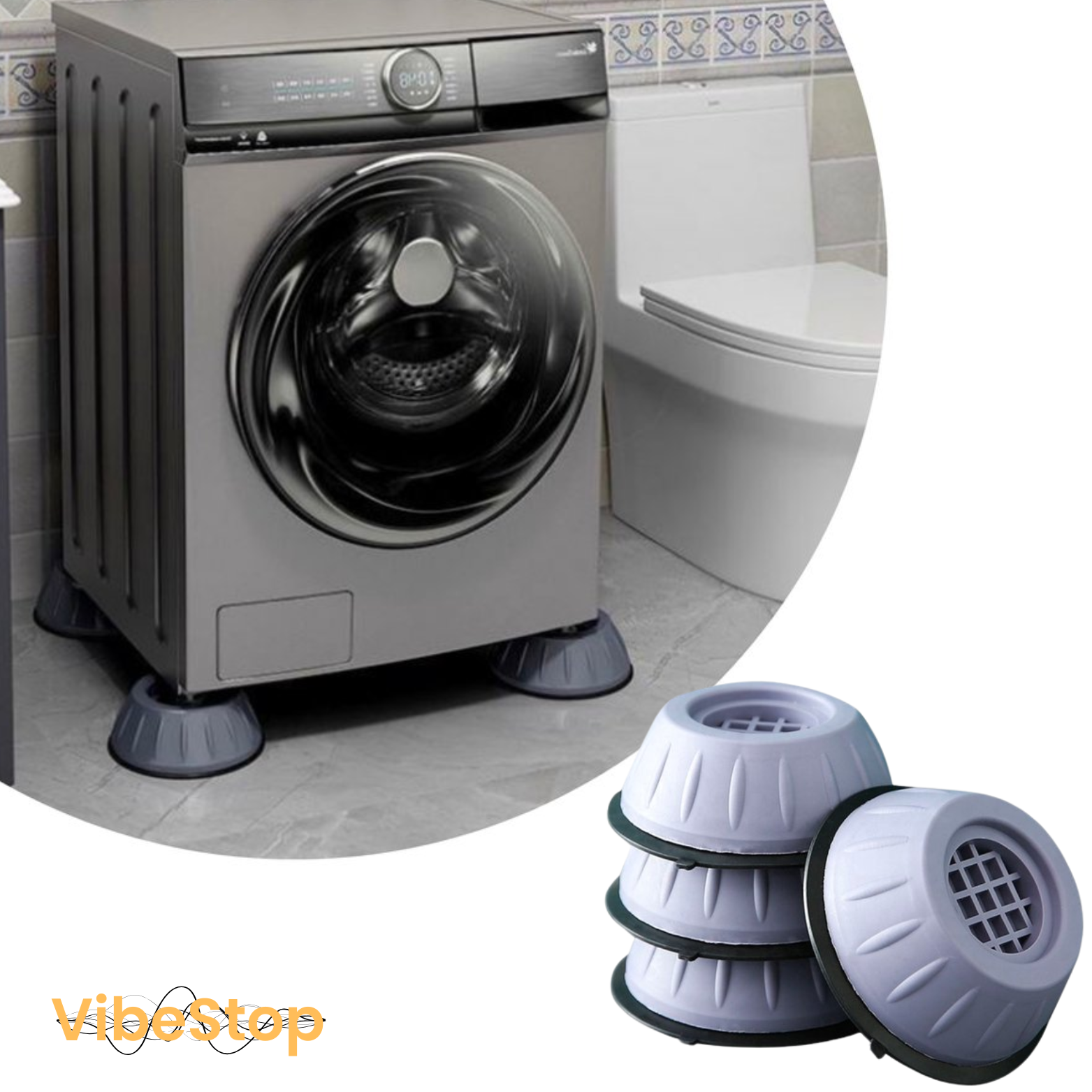 VibeStop Trillingsdempers Wasmachine