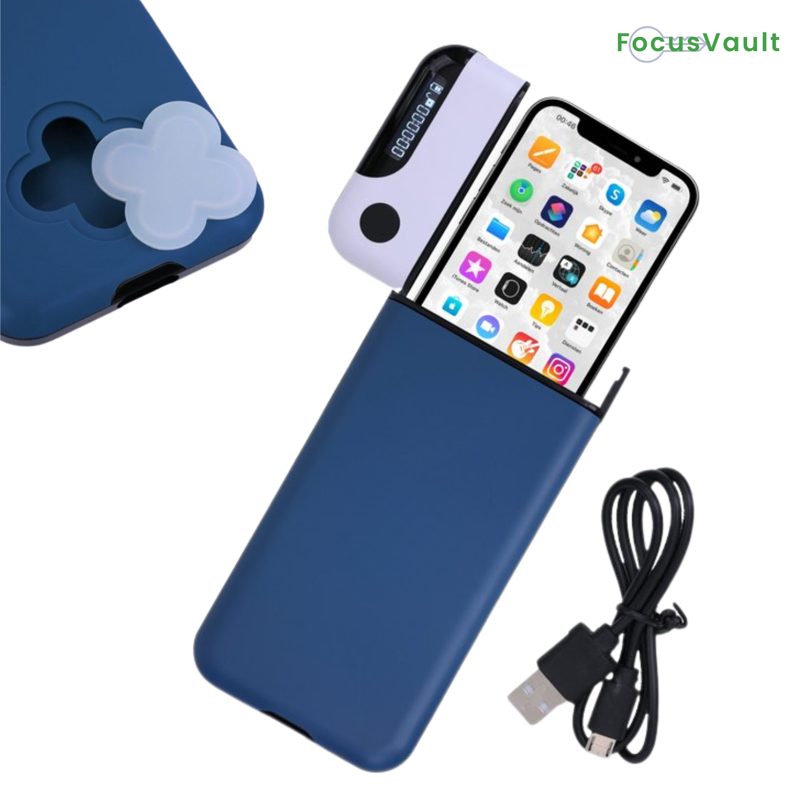 FocusVault Telefoon Kluis met Tijdslot