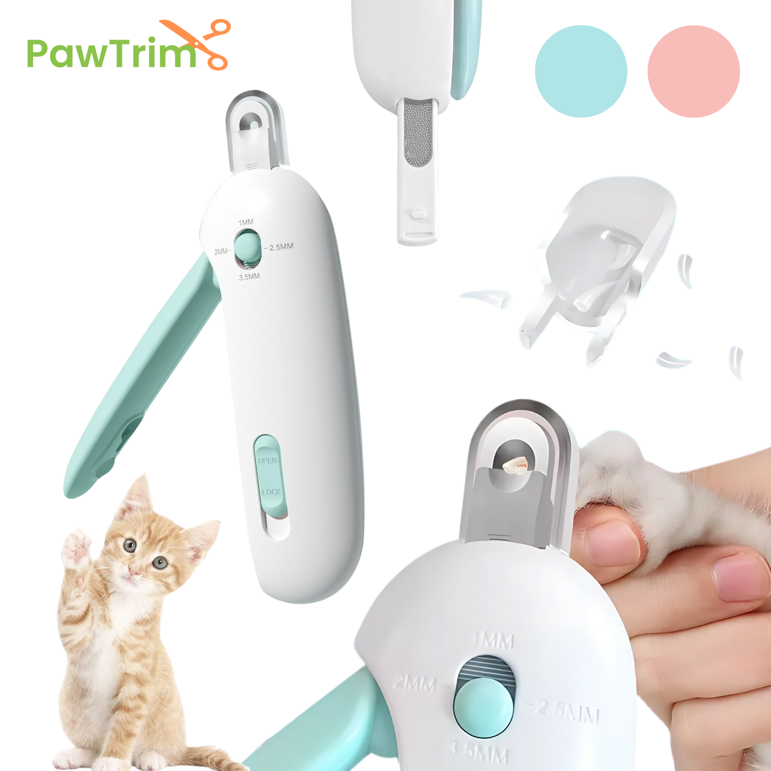 Pawtrim Katten Nagelknipper met Vijl