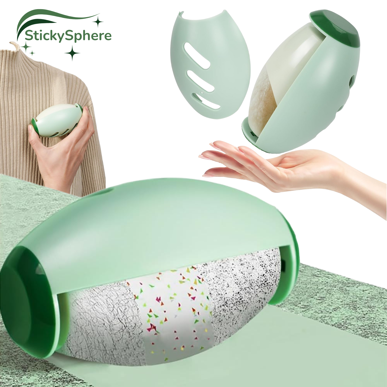 StickySphere Herbruikbare Pluizenroller