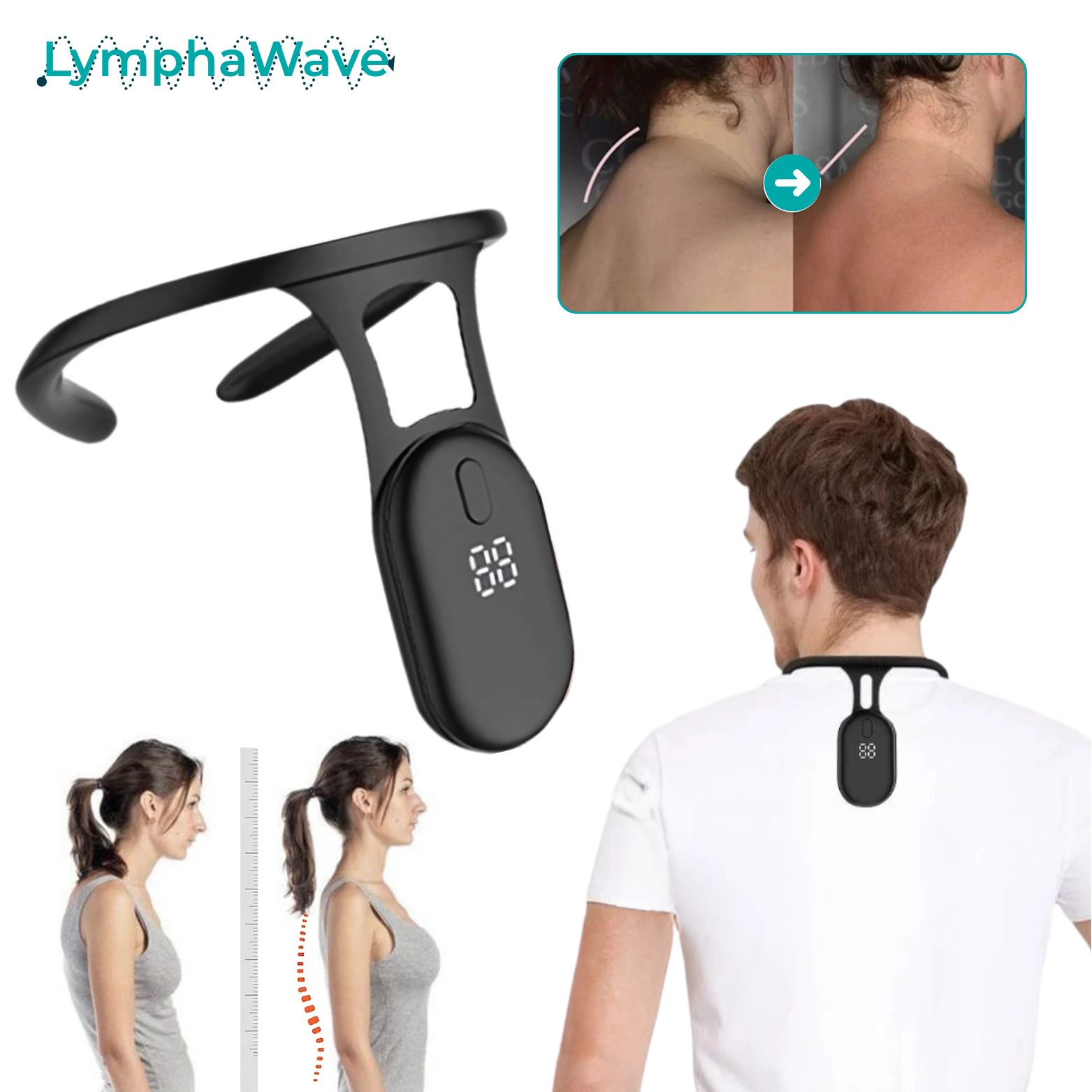 LymphaWave Ultrasoon Lymfedrainage Apparaat – Nek & Lichaam