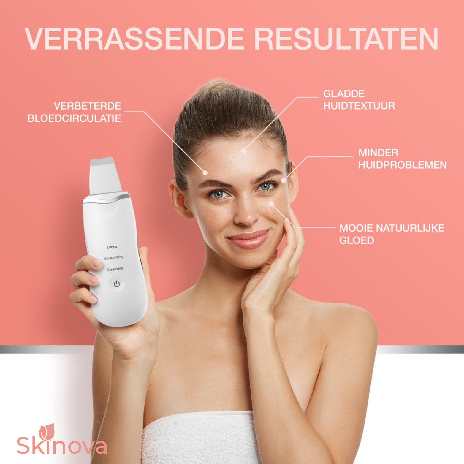 Skinova Ultrasoon Gezichtsreiniger