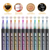 Vigna Glitter Marker - 12 Kleuren