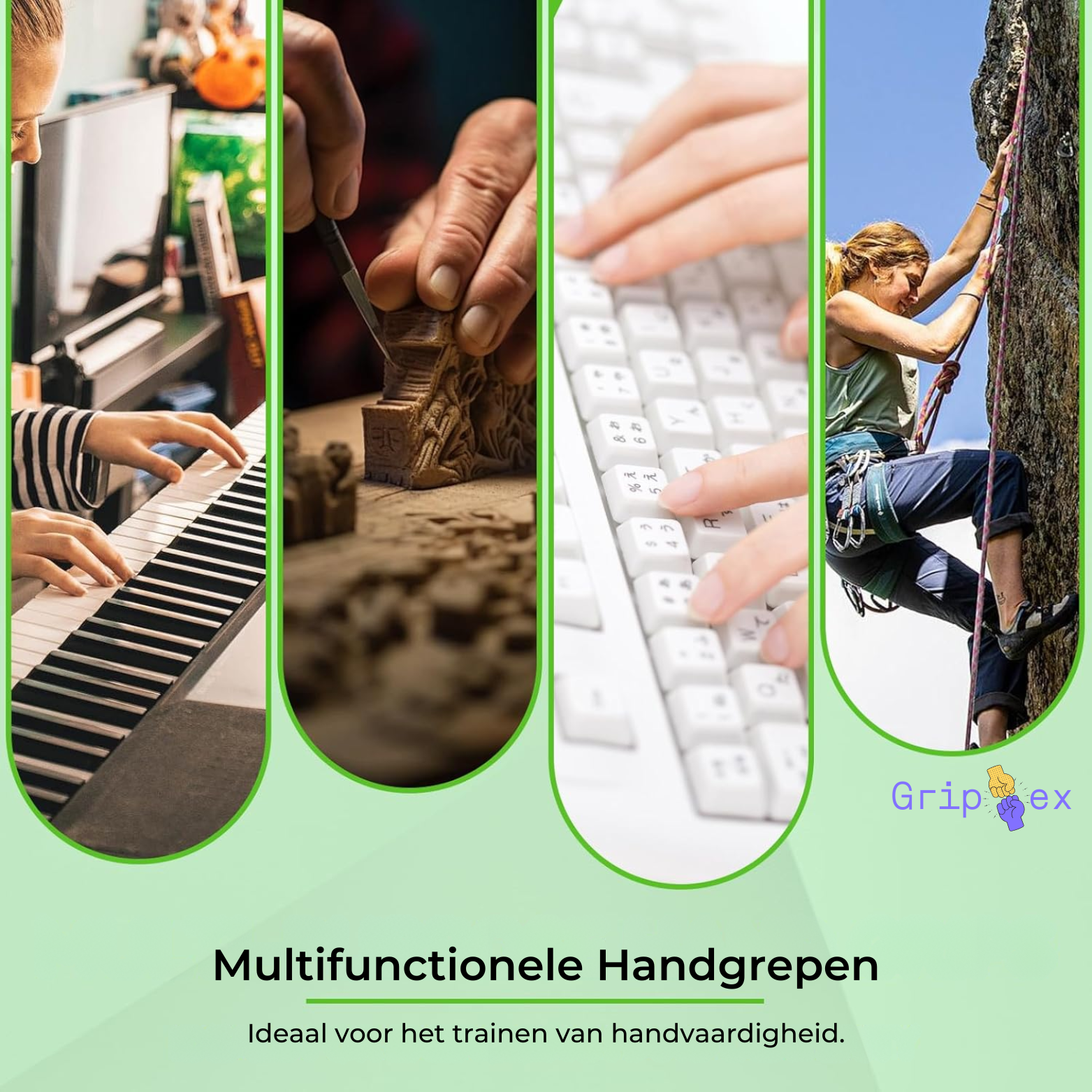 Griplex Vingertrainer voor Hand- & Vingerkracht
