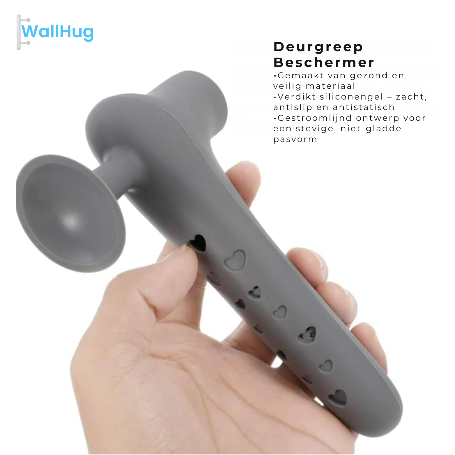 WallHug Deurgreep Beschermer - 1+1 GRATIS