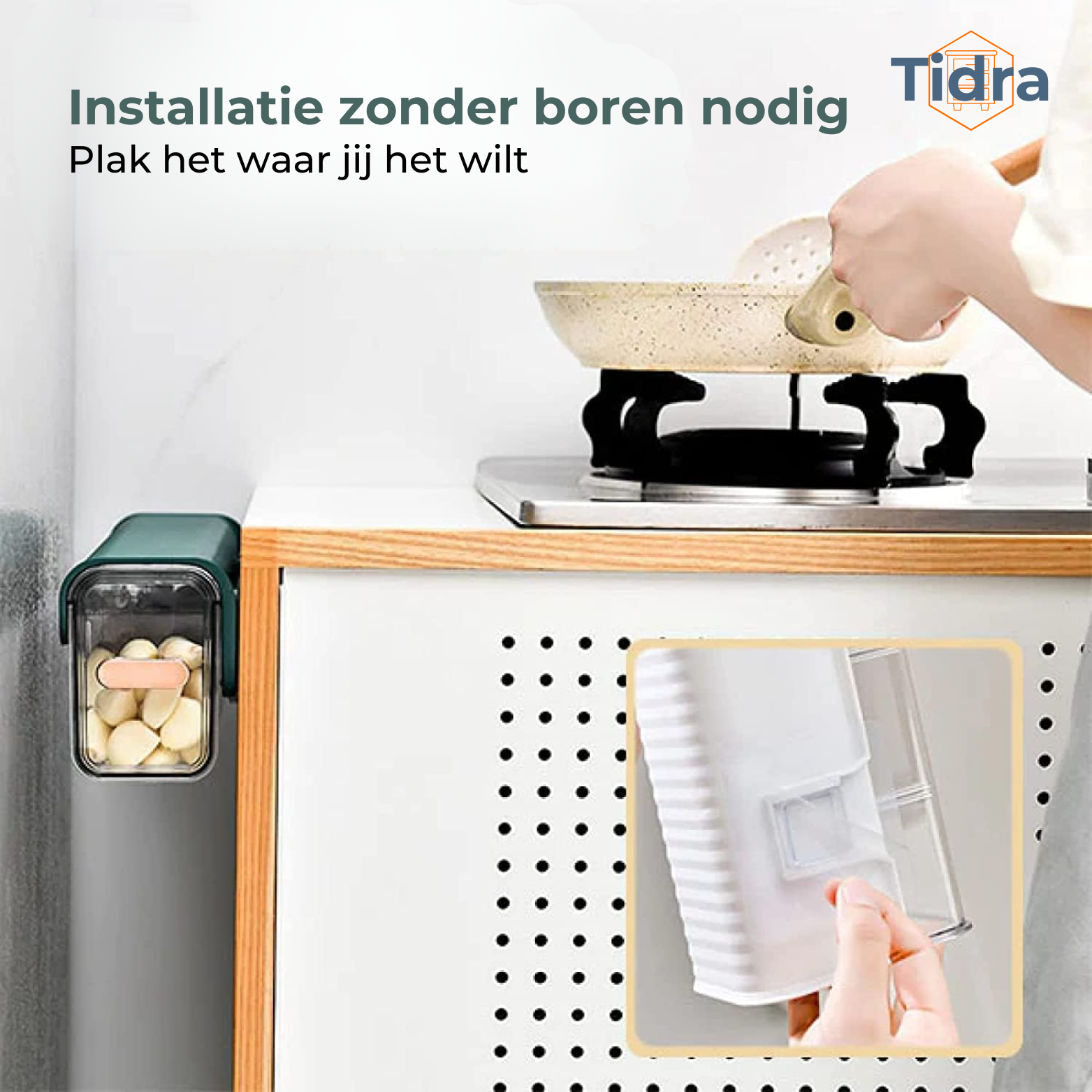 Tidra Kast Organizer – 6-Vaks Opbergvak