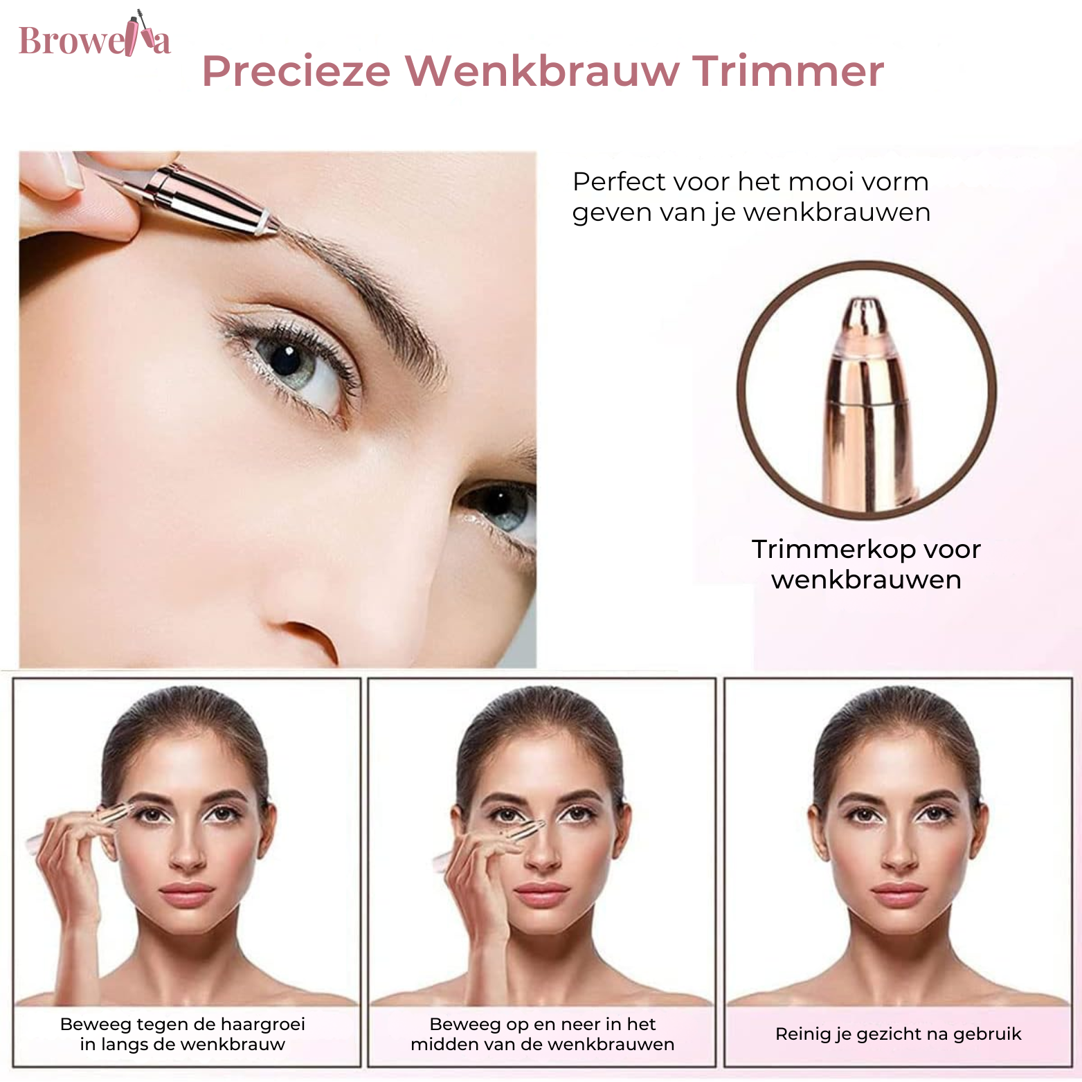 Browella Wenkbrauw Trimmer