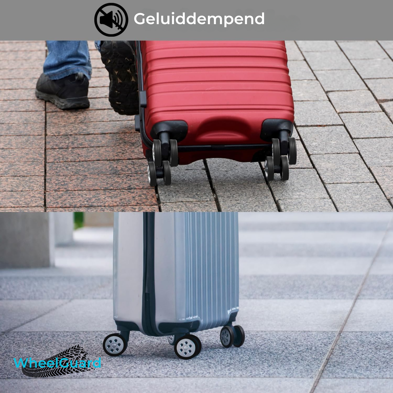WheelGuard Bagage Wielbeschermers - 4+4 GRATIS