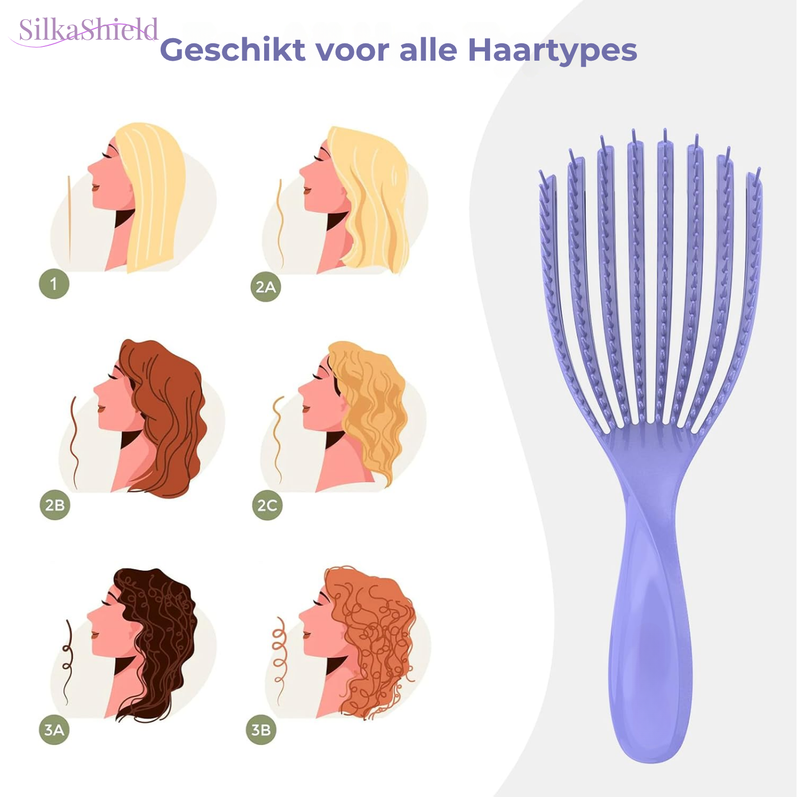 SilkaShield Ontwarrende Haarborstel