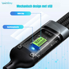 VoltRay 3-in-1 Snellaadkabel 100W – USB-C, Lightning & Micro-USB