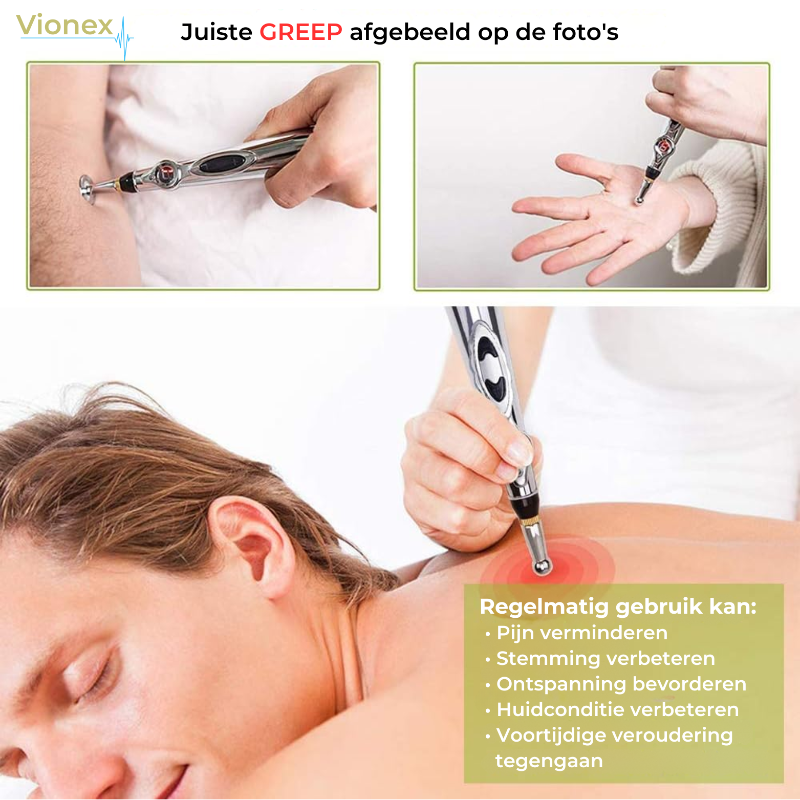 Vionex Acupunctuur pen Voor Pijnverlichting