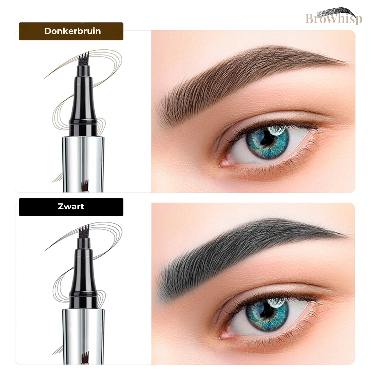 BroWhisp Microblading Wenkbrauwpotlood 4-Punts