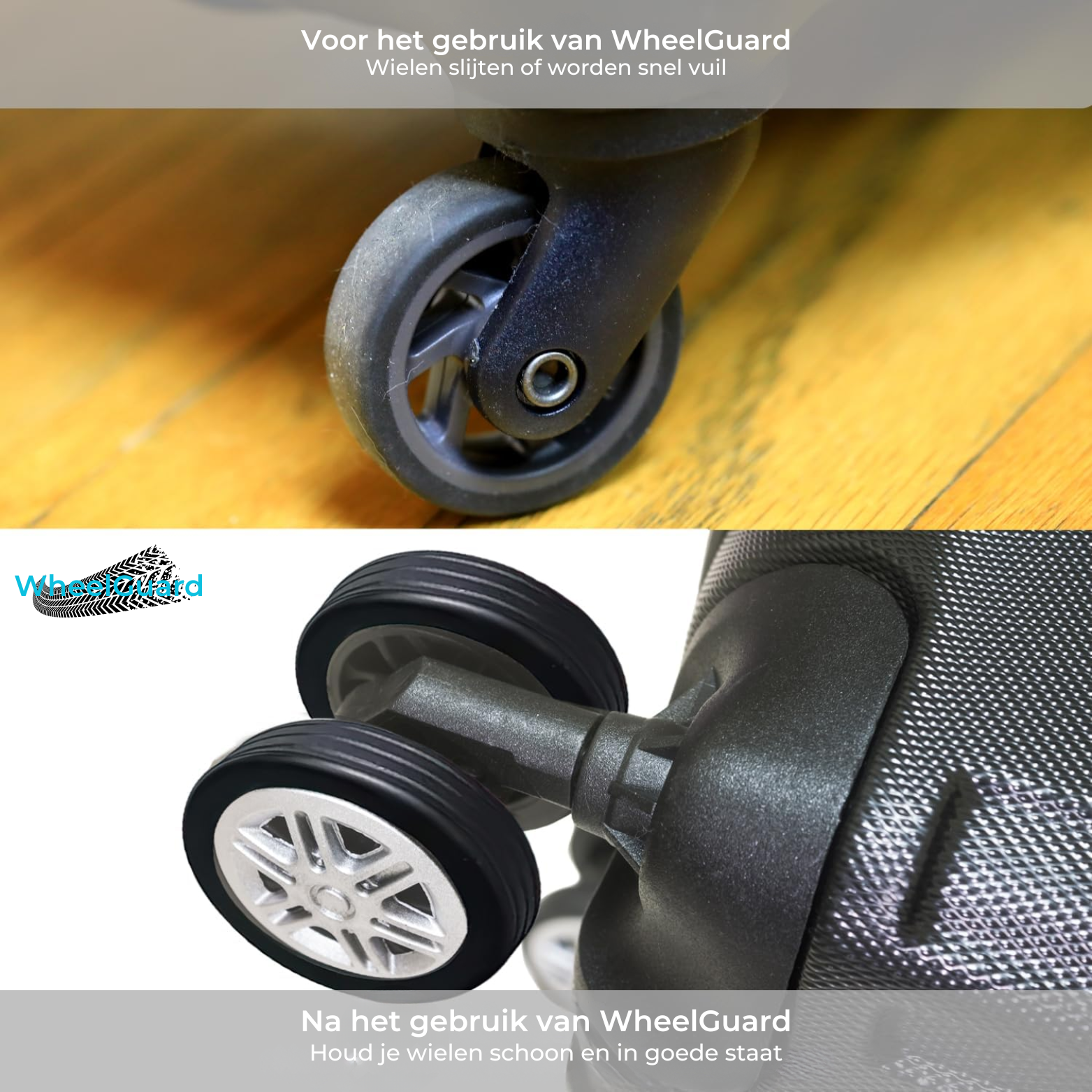 WheelGuard Bagage Wielbeschermers - 4+4 GRATIS