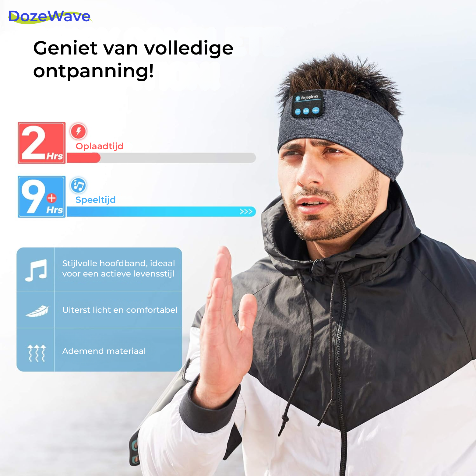 DozeWave Bluetooth Slaapmasker
