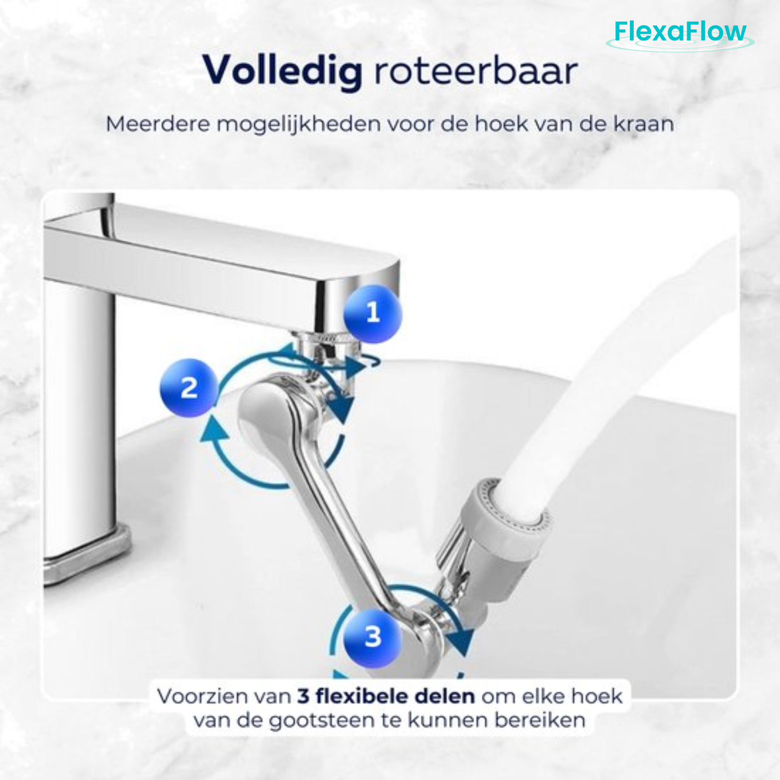 FlexaFlow 1080° Draaibare Kraanverlenging