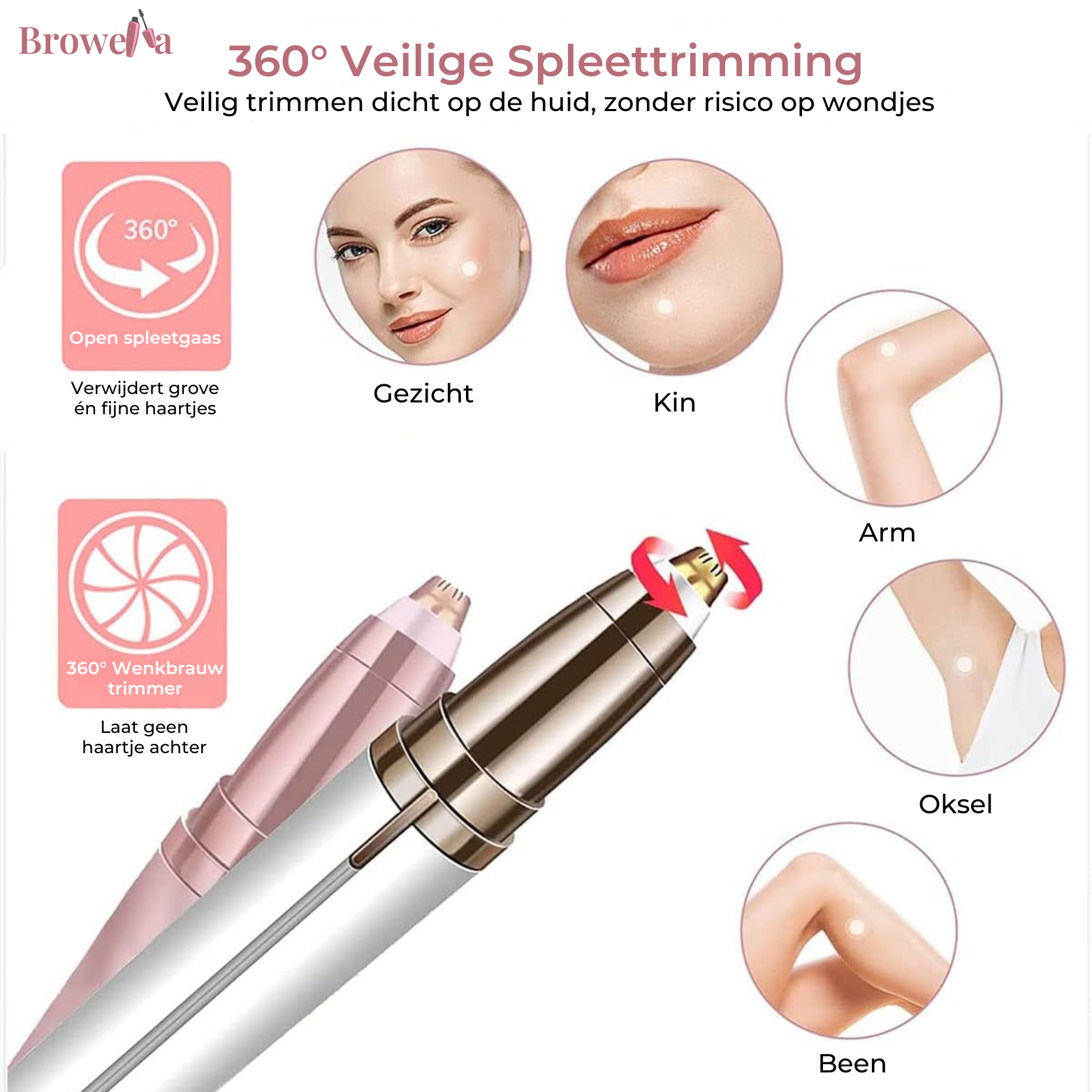Browella Wenkbrauw Trimmer