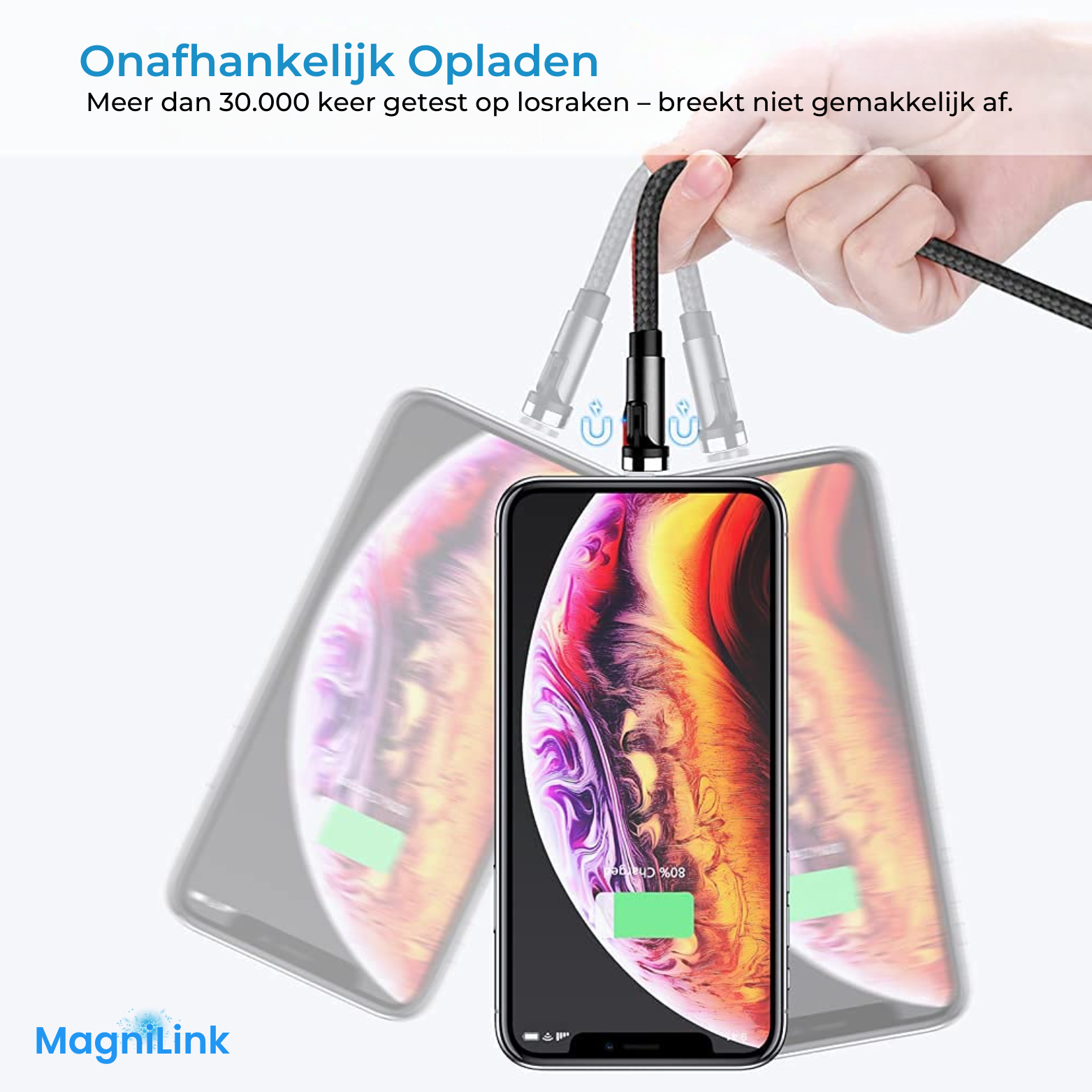 MagniLink 3 in 1 Magnetische Oplaadkabel