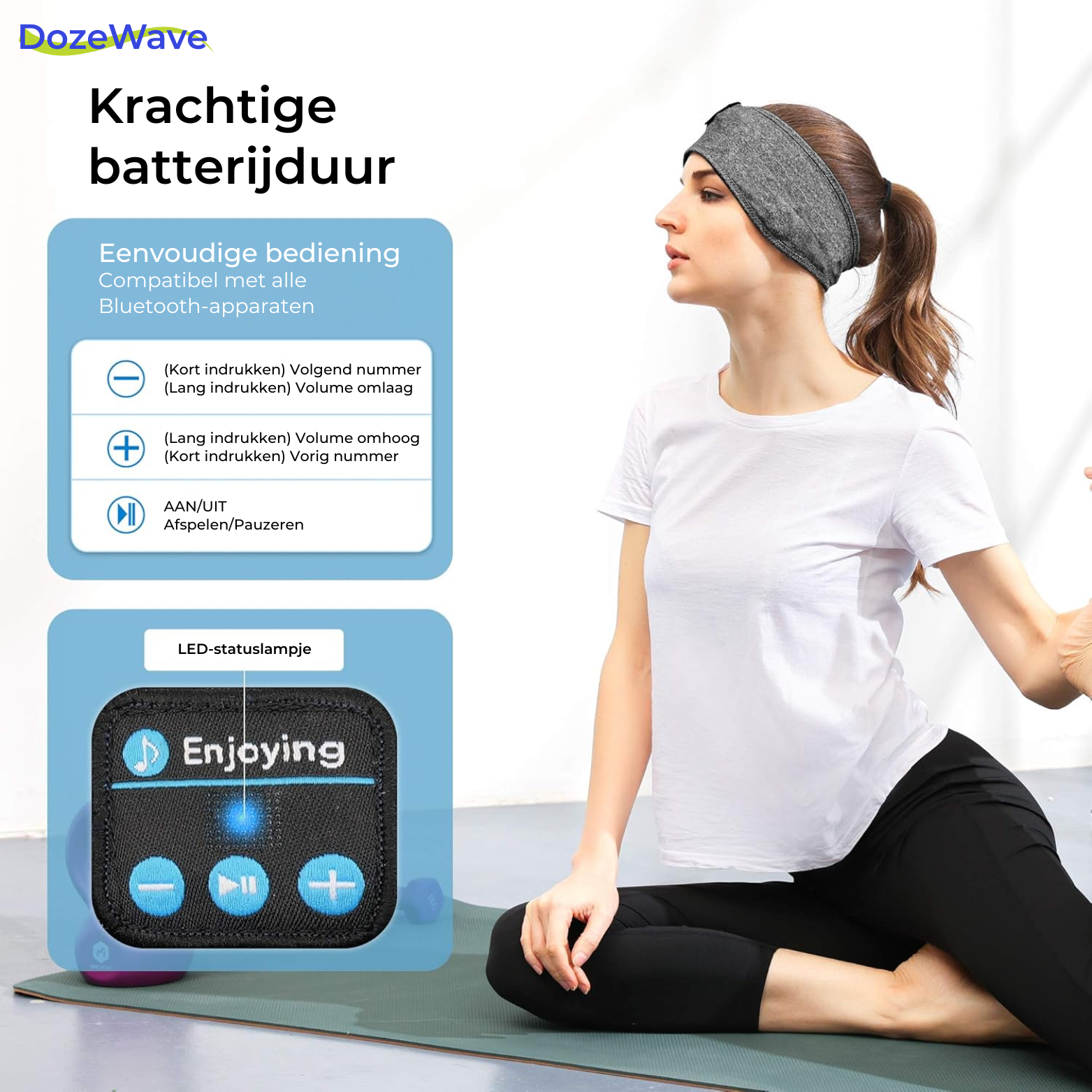 DozeWave Bluetooth Slaapmasker