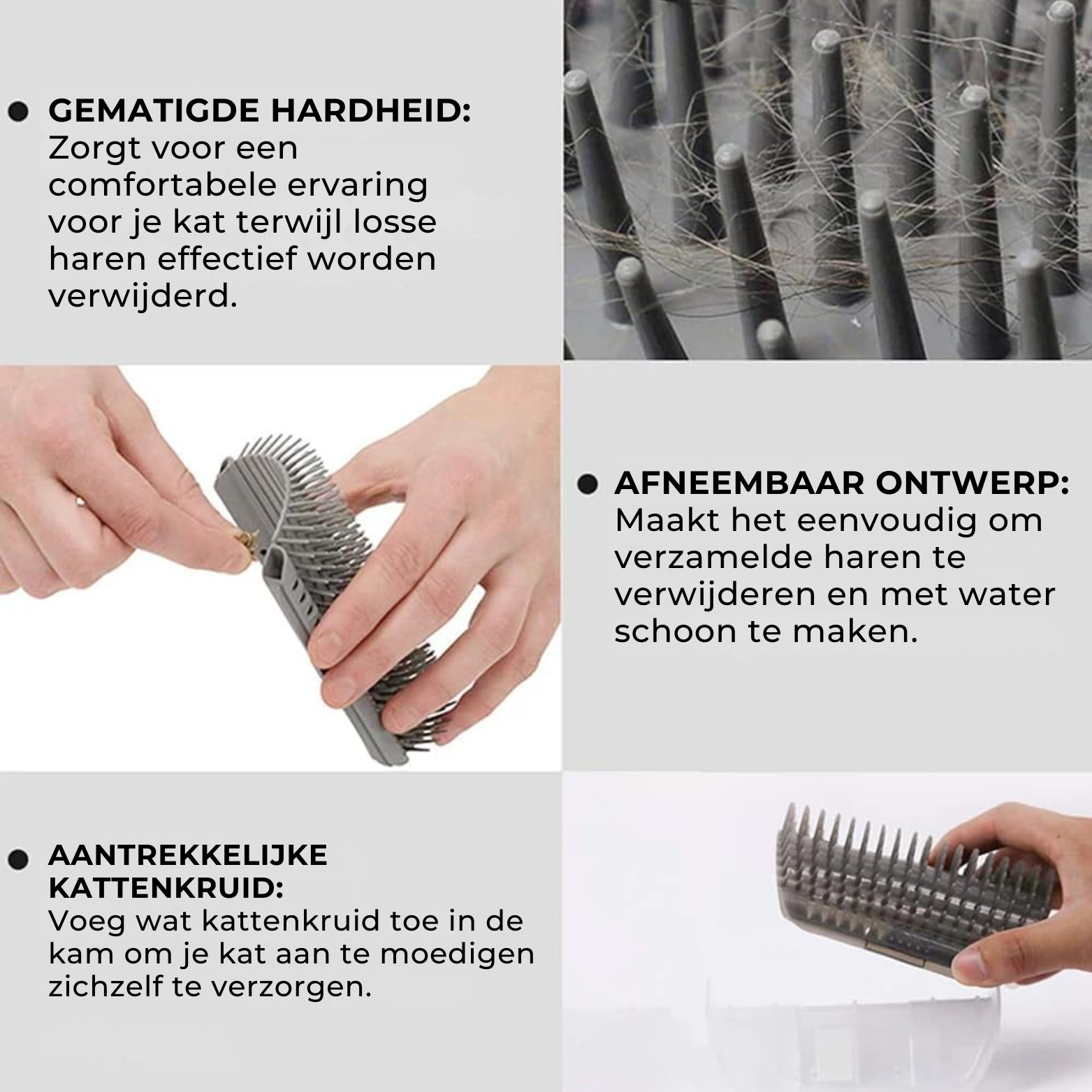 Vigna Massageborstel voor Katten