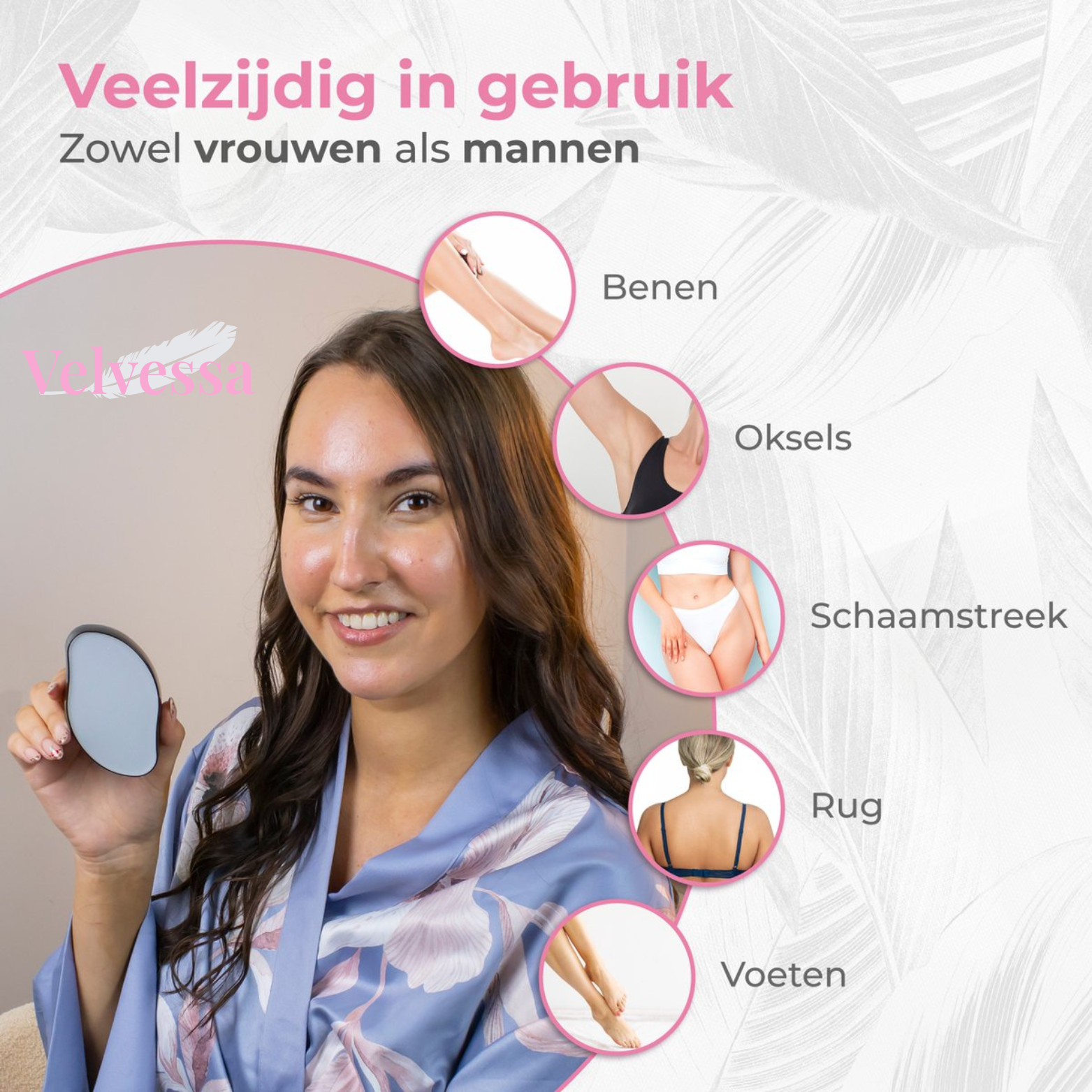 Velvessa Kristallen Haarverwijderaar