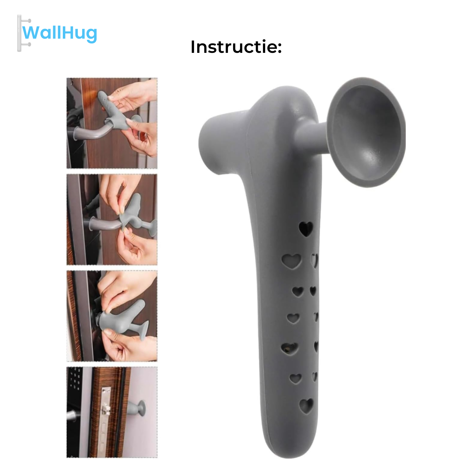 WallHug Deurgreep Beschermer - 1+1 GRATIS