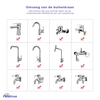 FlexRinse Wastafel Handdouche Set