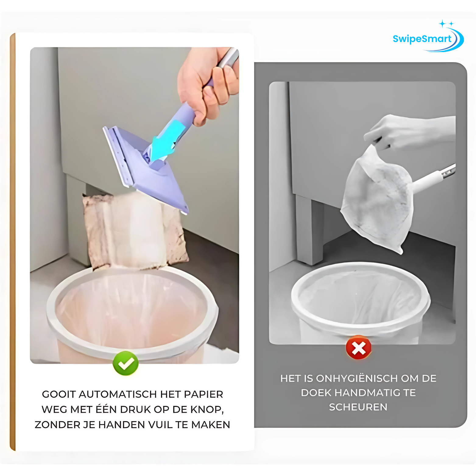 SwipeSmart Automatische Doekwissel Dweil