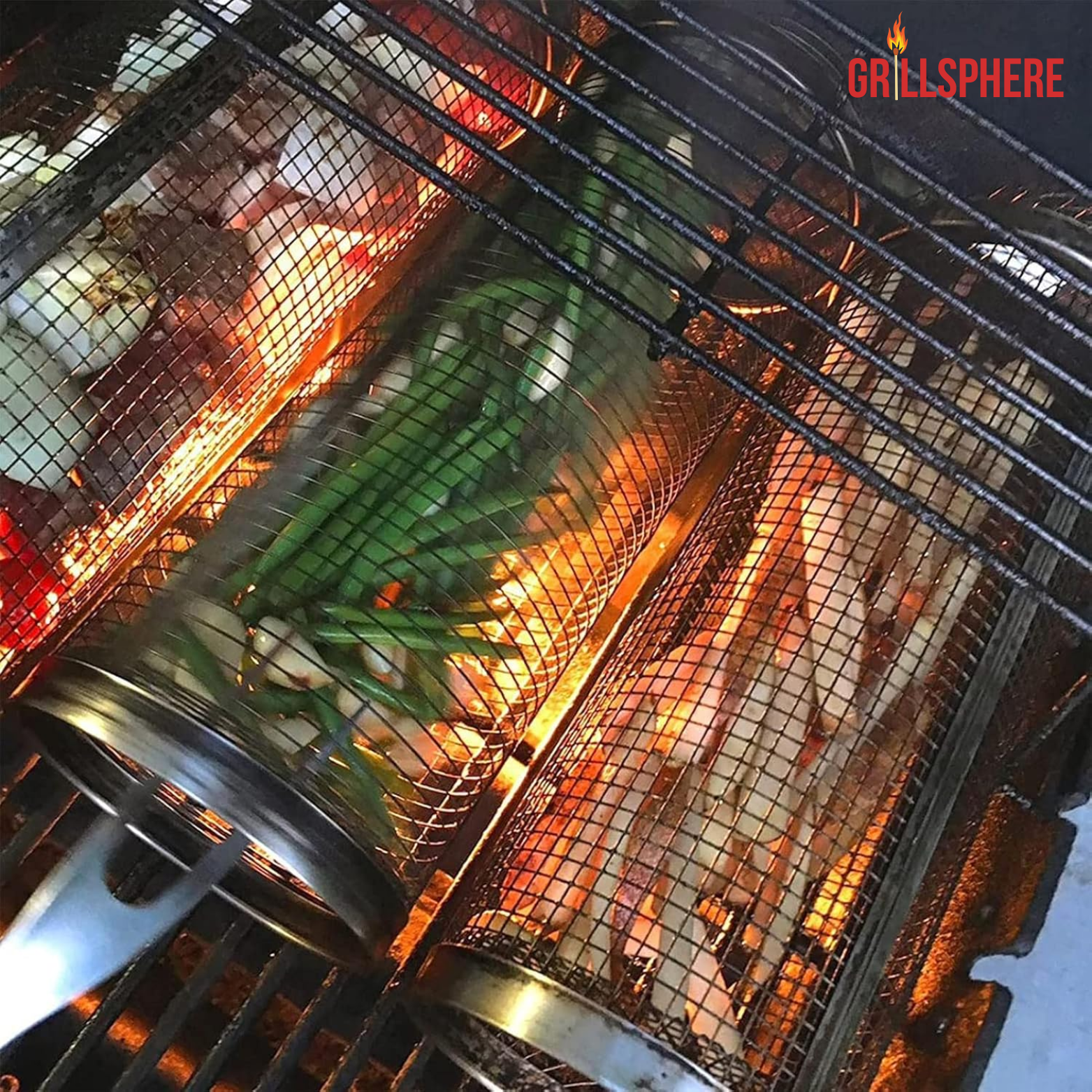 GrillSphere BBQ Grillmand van Roestvrijstaal