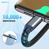 VoltRay 3-in-1 Snellaadkabel 100W – USB-C, Lightning & Micro-USB