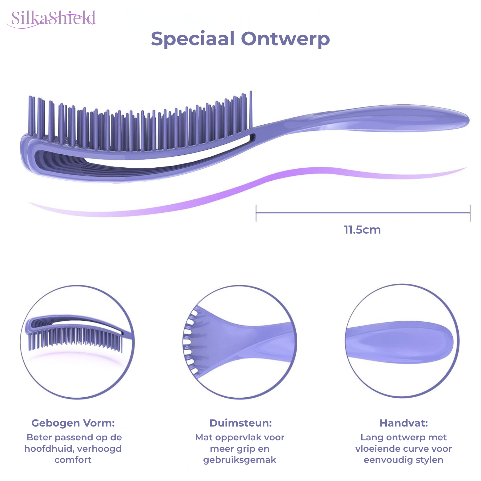 SilkaShield Ontwarrende Haarborstel
