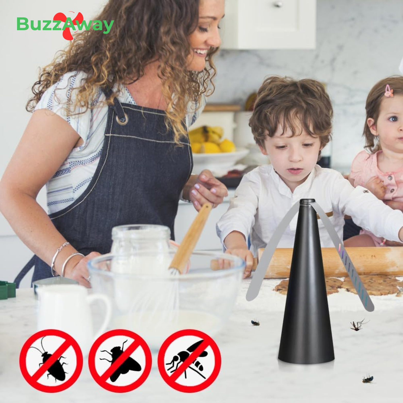 BuzzAway Vliegenverjager Tafelmodel