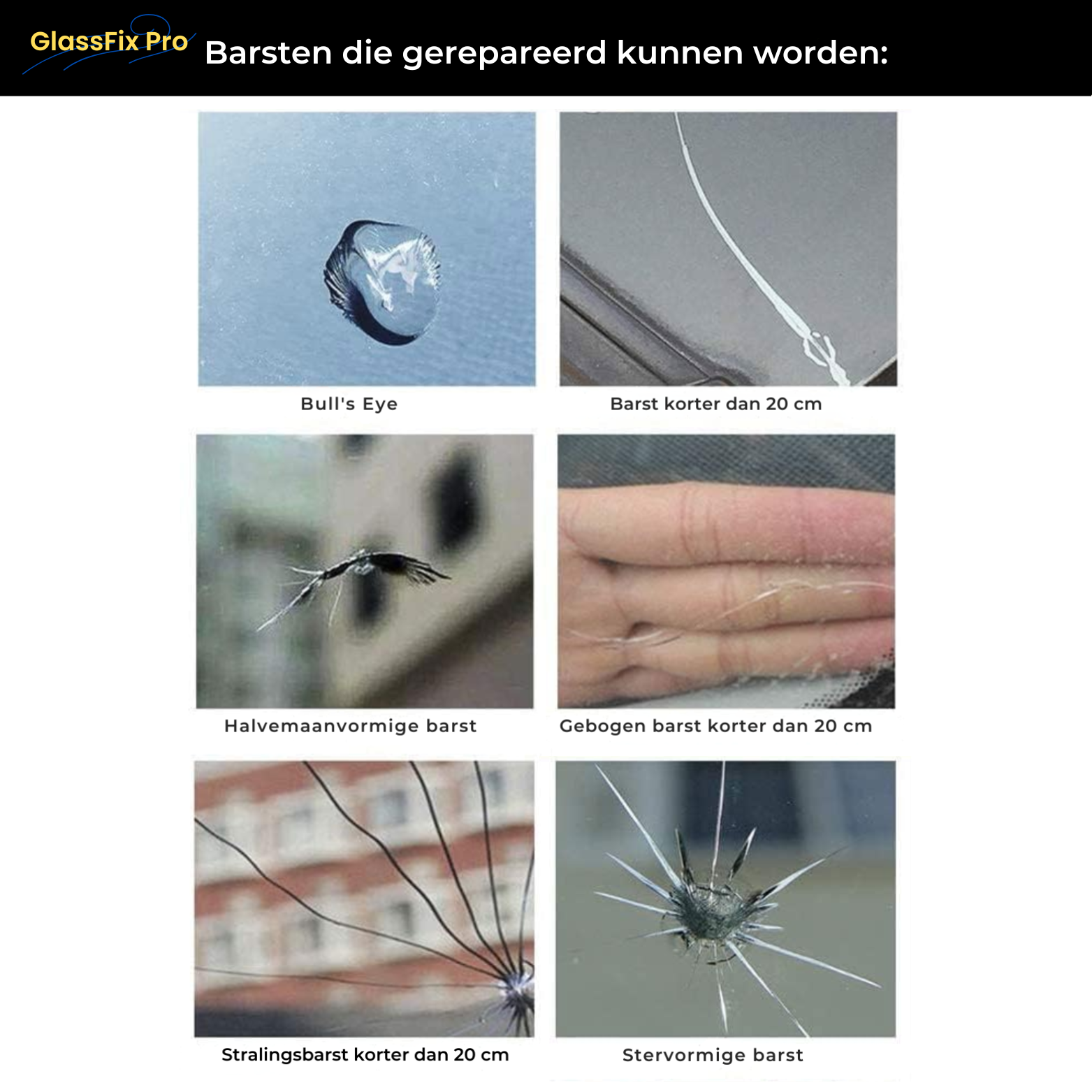 GlassFix Pro Autoruit Reparatieset - 1+1 GRATIS