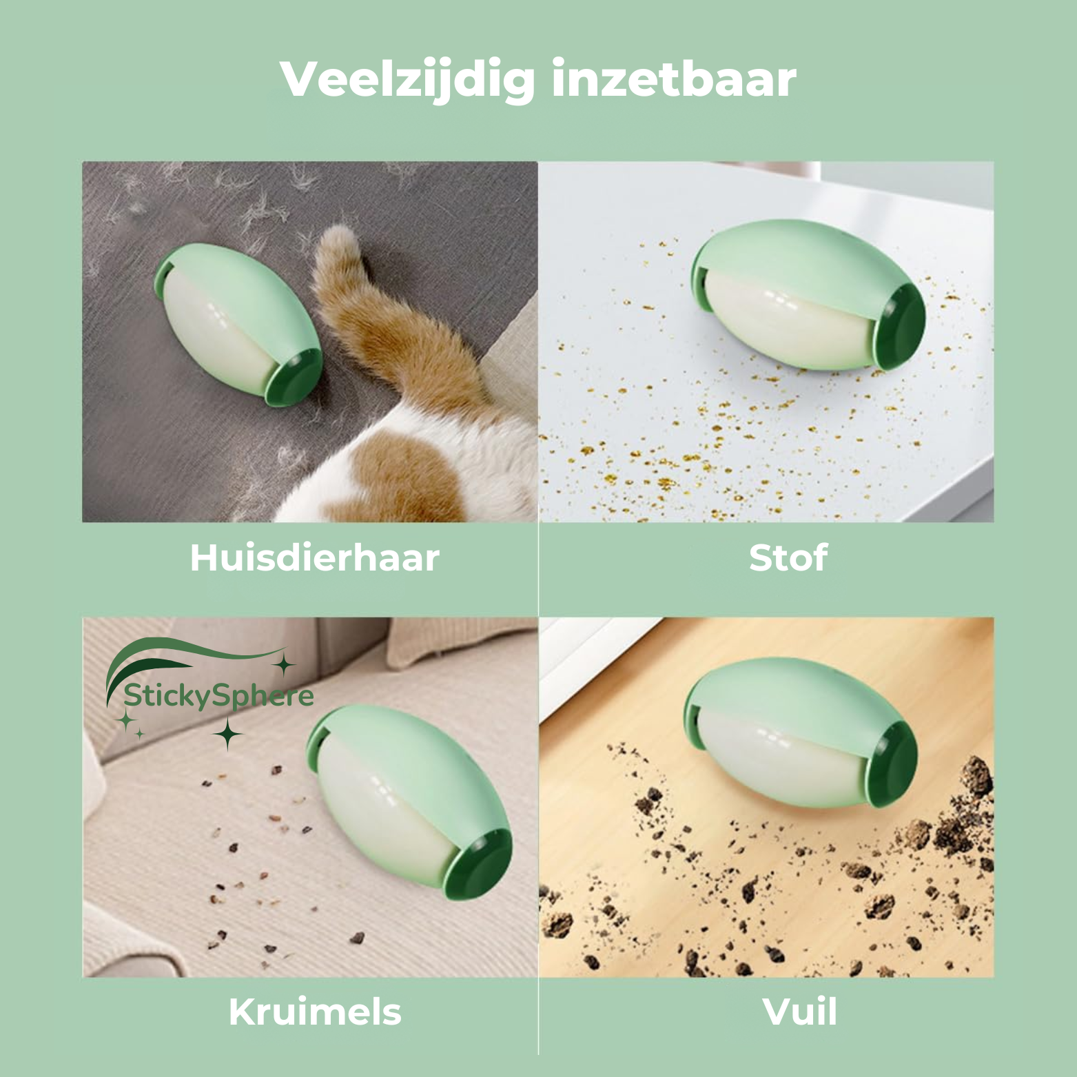 StickySphere Herbruikbare Pluizenroller
