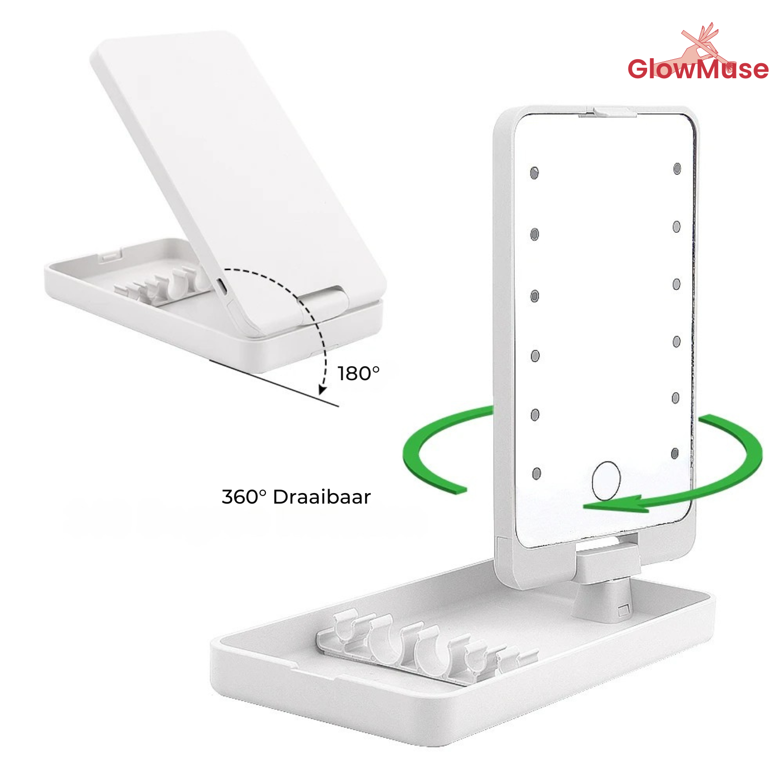 GlowMuse Make Up Spiegel met LED Verlichting