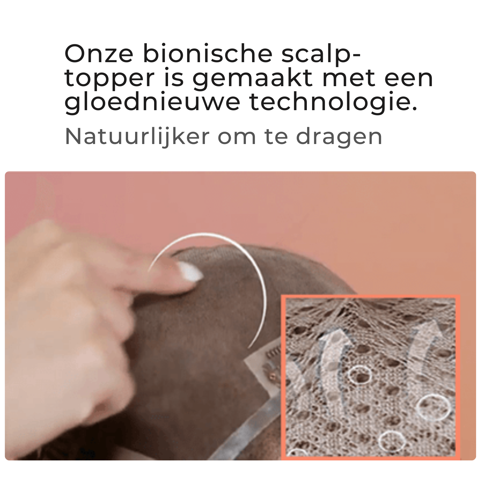 Vigna HaarTopper - Onzichtbare Clip-in Volumizer