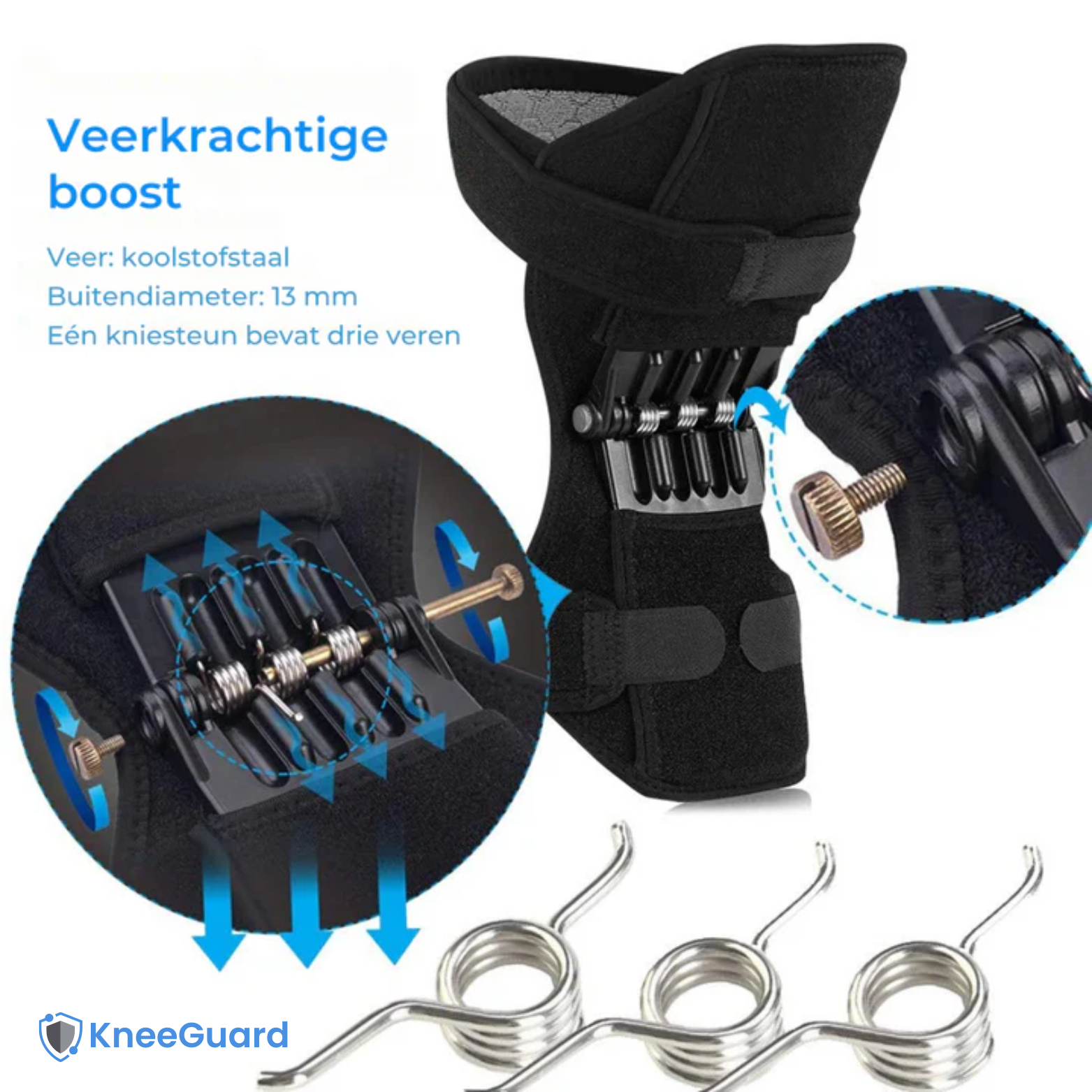 KneeGuard Scharnierende Kniebrace - 1+1 GRATIS