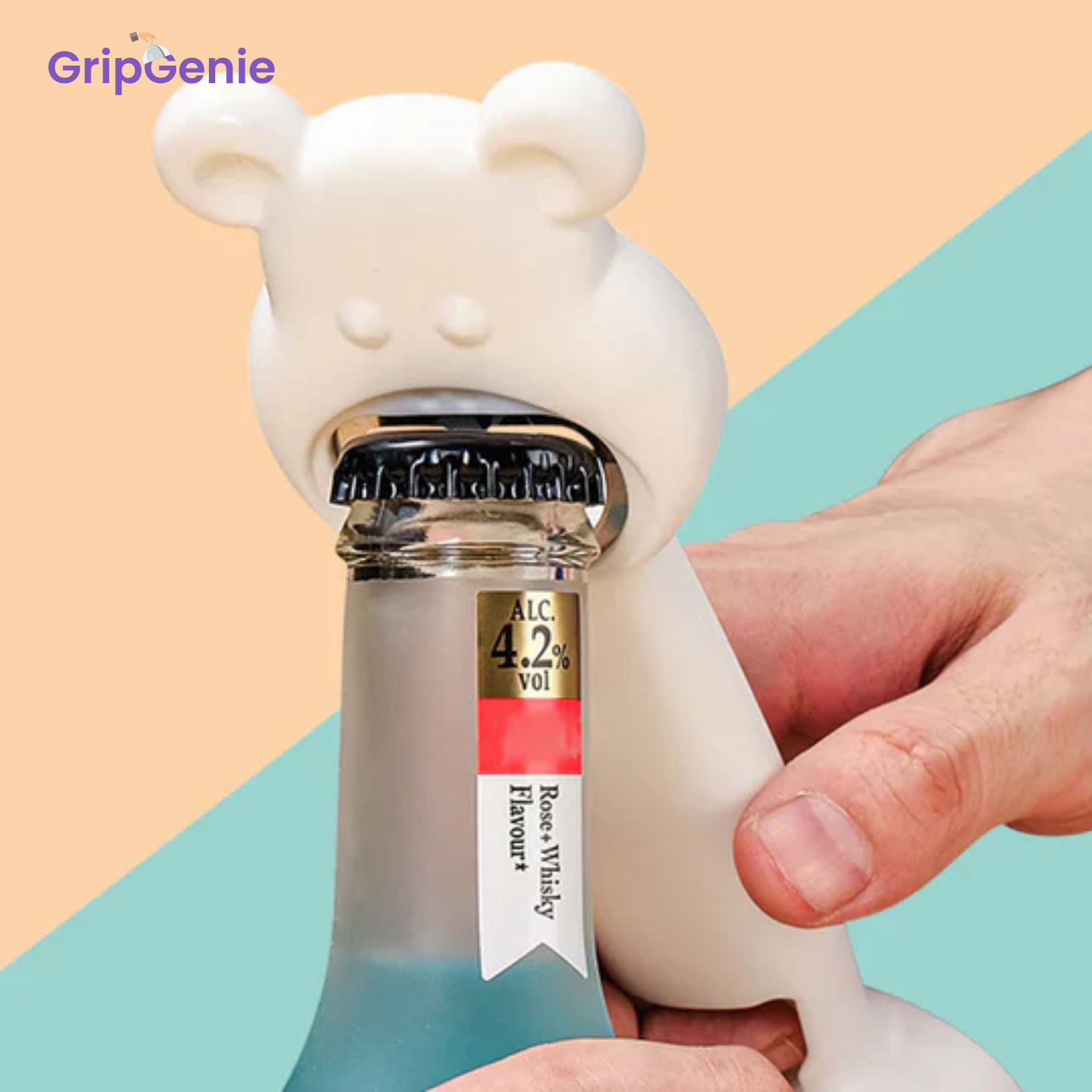 GripGenie 4 in 1 Flesopener - 1+1 GRATIS
