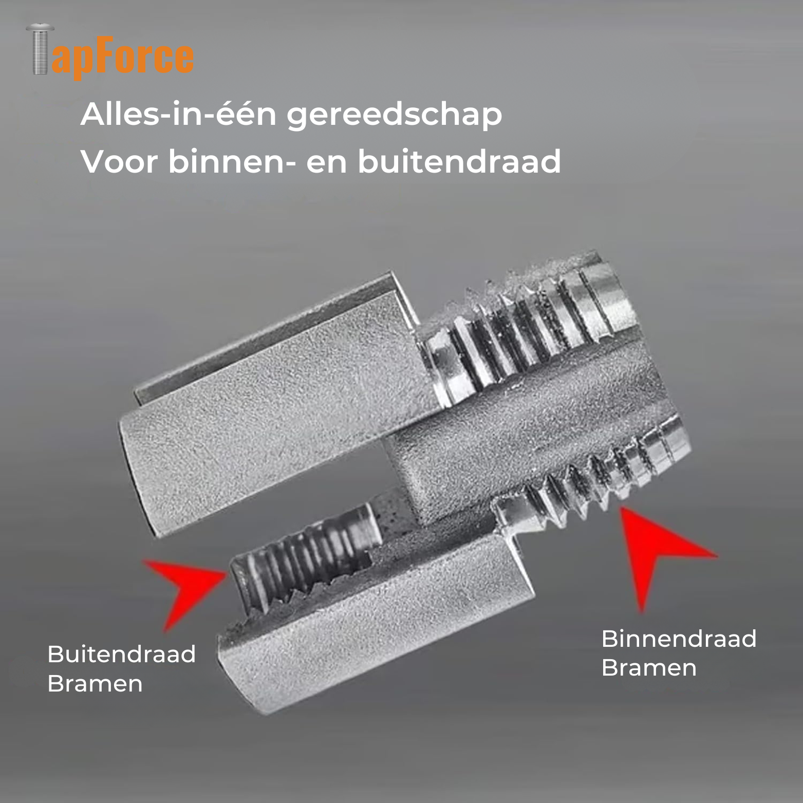 TapForce Schroefdraad Tapset voor Waterleidingen