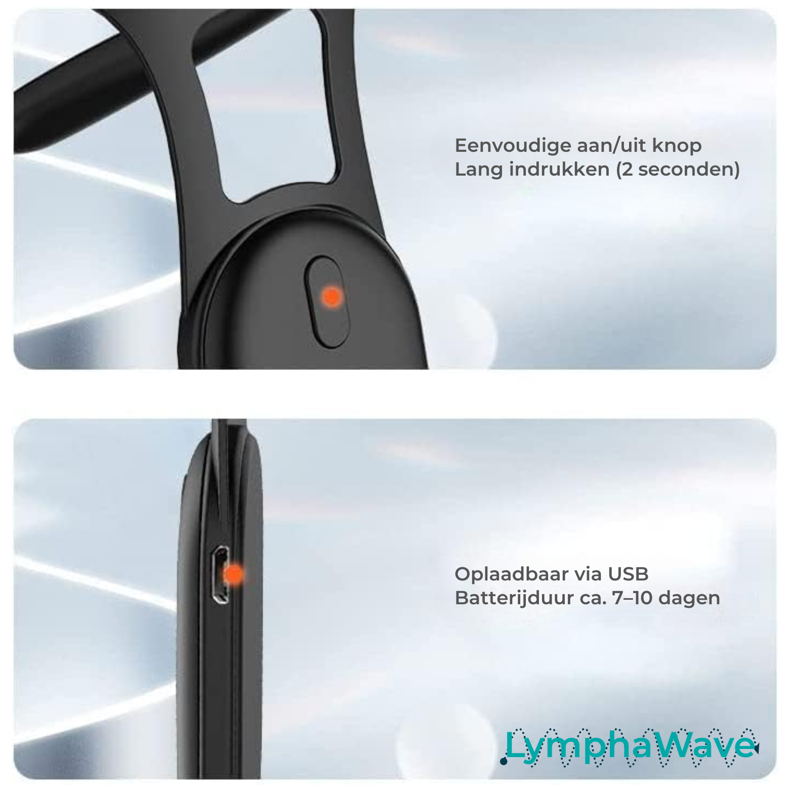 LymphaWave Ultrasoon Lymfedrainage Apparaat – Nek & Lichaam