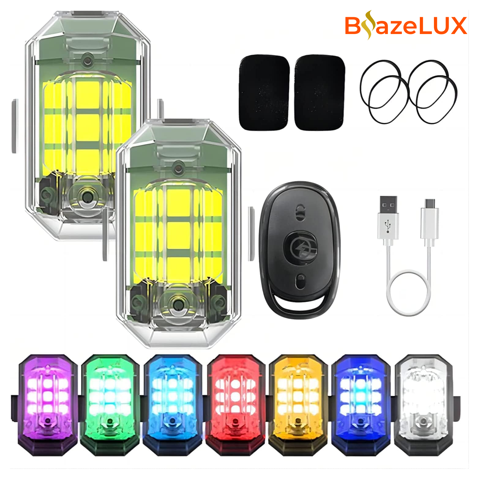 BlazeLUX LED Knipperlicht met Draadloze Afstandsbediening